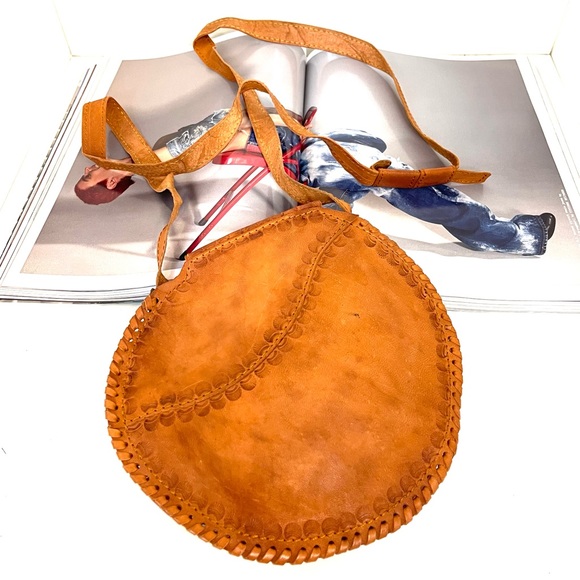 Coachella Leather Red Poppy Bag - Picture 3 of 5
